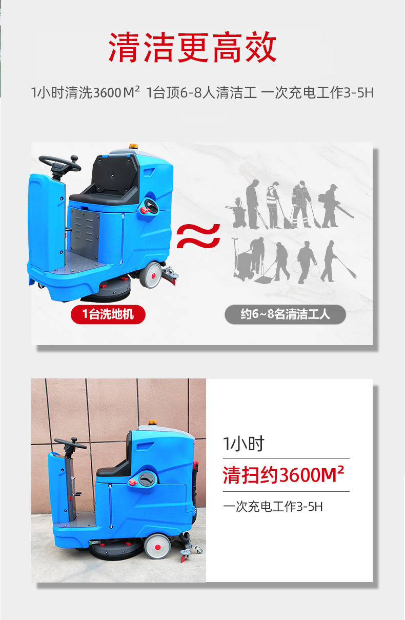 武清驾驶式洗地机更适合用在高铁站